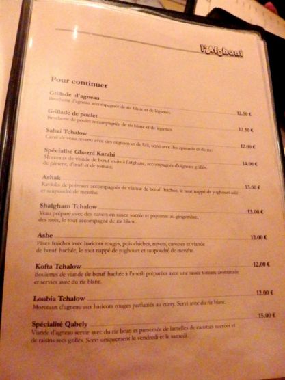 afghani_paris_main course menu